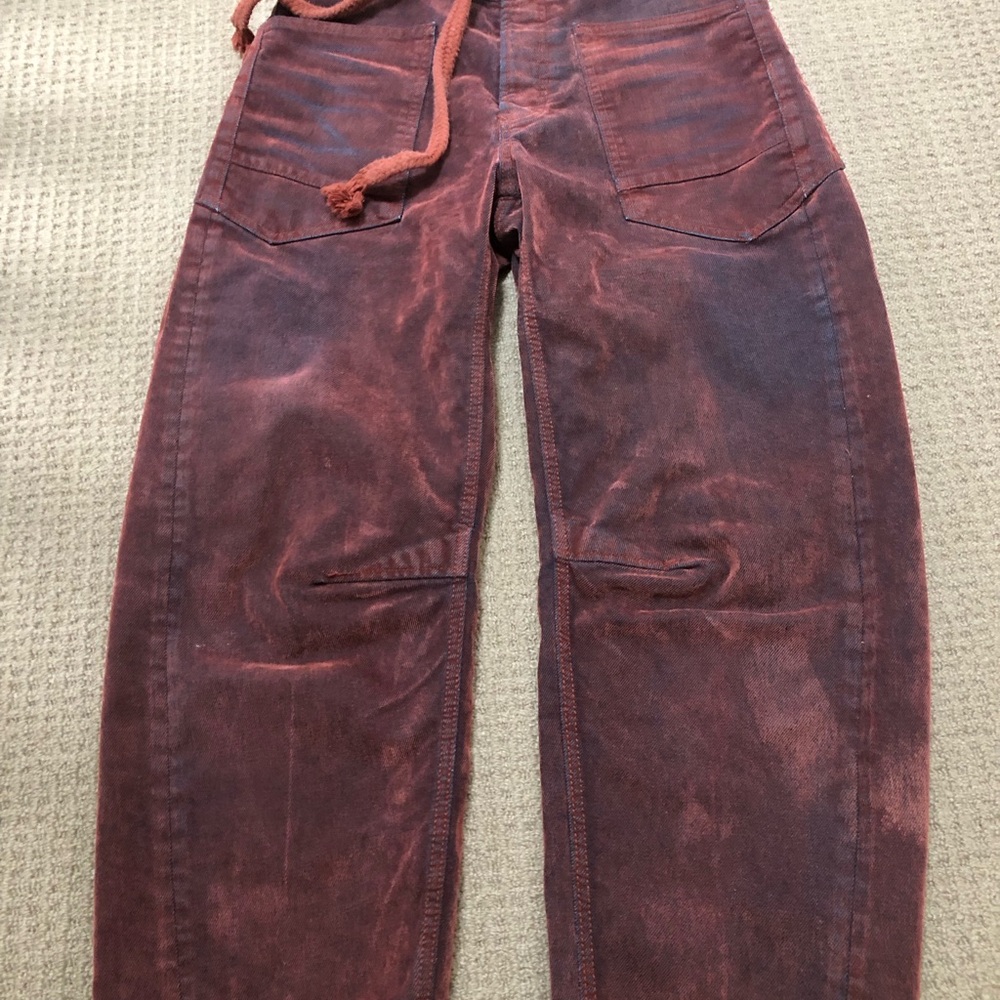 We The Free People Moxie Flocked Jeans!